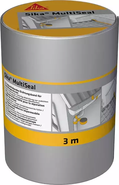 Bande d'étanchéité autocollante alu 3m-150mm - SIKA - 115155