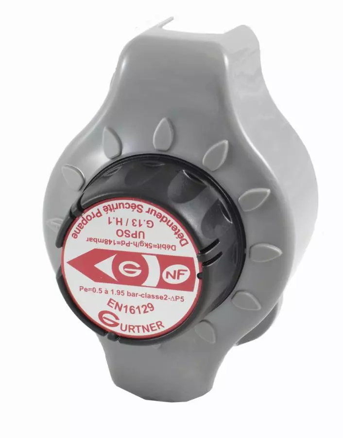 Détendeur Sécurité Propane D.S.P 1.3 kg/h 37mb GURTNER NF EN Classe 1 M20x150 Propane Skin - 14760.03K