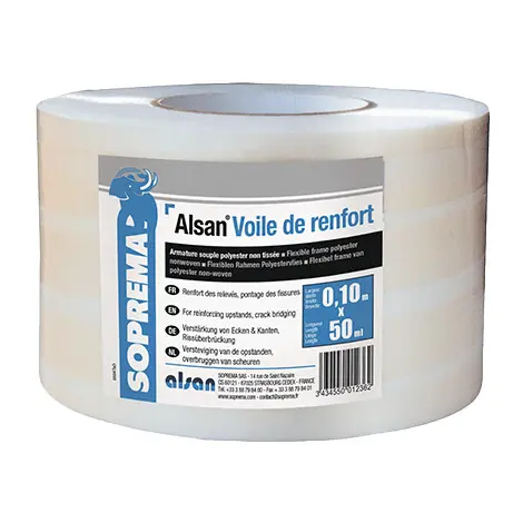 Voile de renfort Alsan - SOPREMA - Rlx 0,10 x 50 ml - 153984