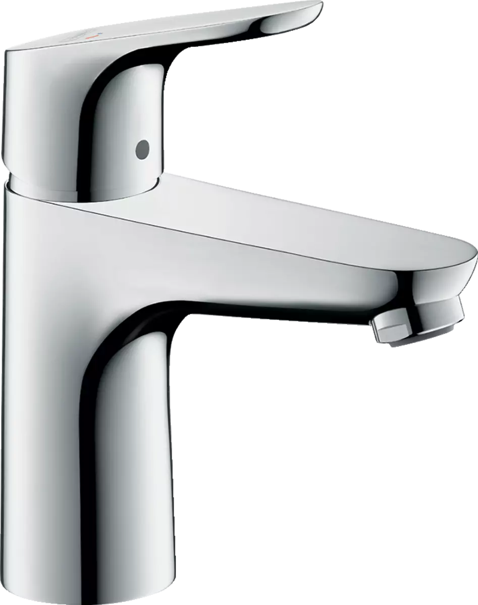 Mitigeur de lavabo HANSGROHE Focus  100 CH3 CoolStart, avec tirette et vidage chromé - 31621000