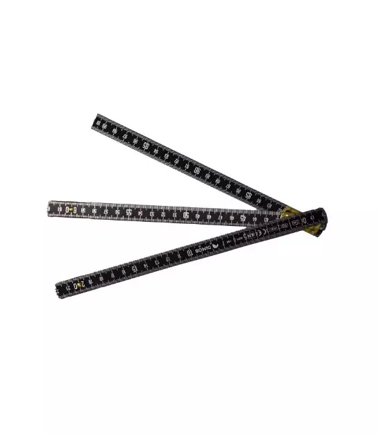 Mètre branche en duraluminium ineffaçable - 1 m - DIMOS EXPERT - 155615