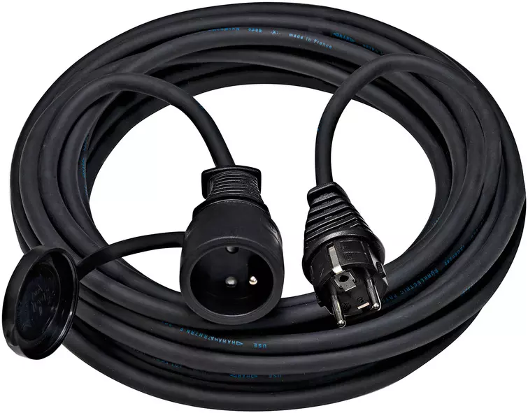 Rallonge électrique Brennenstuhl  PRO IP44 - L 5m - Avec prise à clapet - 1169301