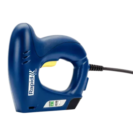 Agrafeuse électrique E-tac pour agrafes 140/6-14 mm - 8/15 mm - Coffret + Agrafes - RAPID-ISABERG - 5000576 Agrafeuse électrique E-tac pour agrafes 140/6-14 mm - 8/15 mm - Coffret + Agrafes - RAPID-ISABERG - 5000576