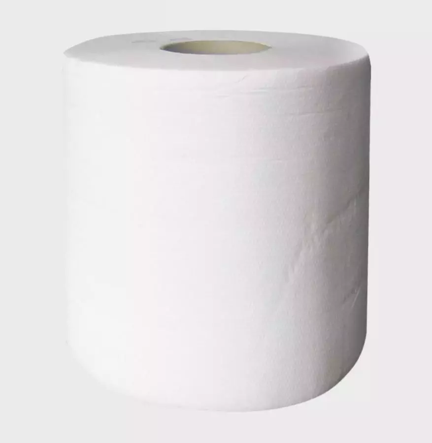 Lot de 6 Bobines Maxi dévidoir central CRISTAL HYGIENE blanc 2 plis gaufré Ecolabel - P1540000