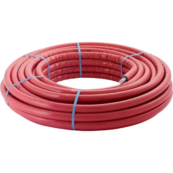 Tube multicouche GEBERIT Flowfit - Avec pré-isolation ronde, en couronne - 619.1