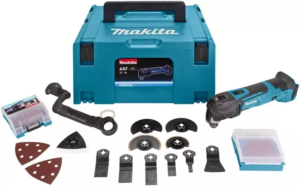 Découpeur-ponceur 18V LXT - MAKITA - Sans batterie, ni chargeur - 1 coffret MAKPAC - DTM51ZJX3 Découpeur-ponceur 18V LXT - MAKITA - Sans batterie, ni chargeur - 1 coffret MAKPAC - DTM51ZJX3