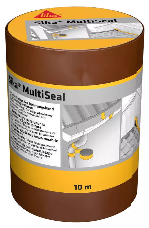 Bande d'étanchéité MULTISEAL terre cuite - Rouleau de 200 mm x 10 m - SIKA - 85035