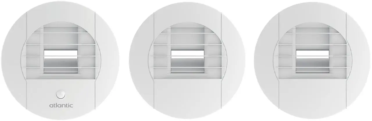 Kit Twist&Go avec bouche hygro salle de bain 10/40 Ø80 - ATLANTIC - 542576