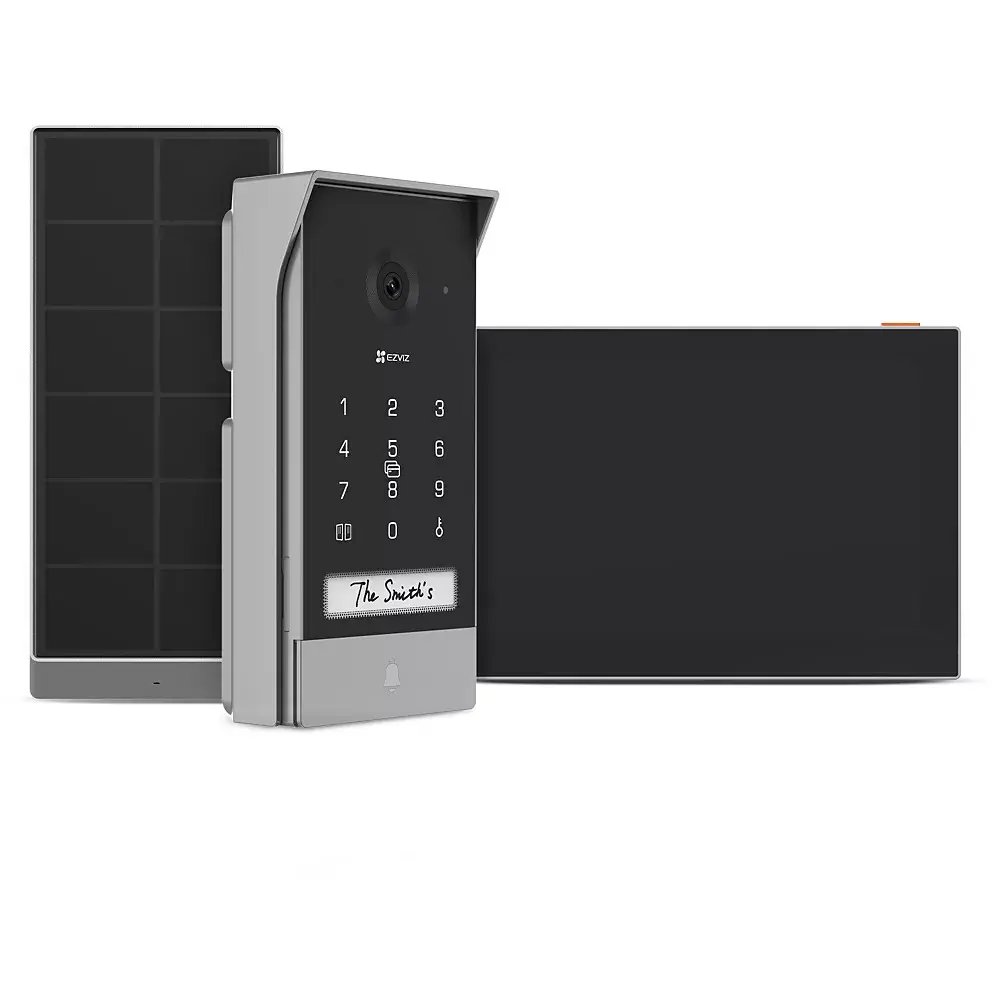 Kit Visiophone Connecté Sans Fil 2K(3MP), Alimenté à l'Énergie Solaire - EP7 -EZVIZ - 318500175