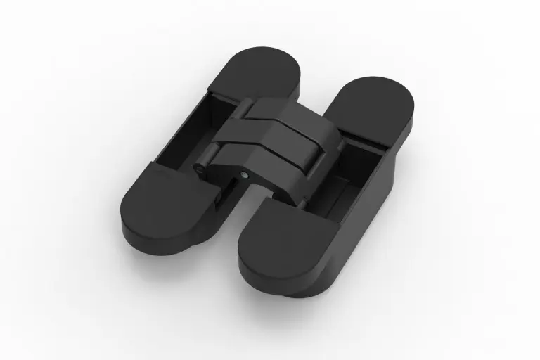 Charnière invisible réversible noire 110x30 - ARLU - 70000231