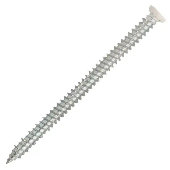 Vis béton tête fraisée laquée blanc T30 - Perçage Ø 6 mm - 7,5 x 152 - Boite de 100 - SCELL IT - VFD75152F