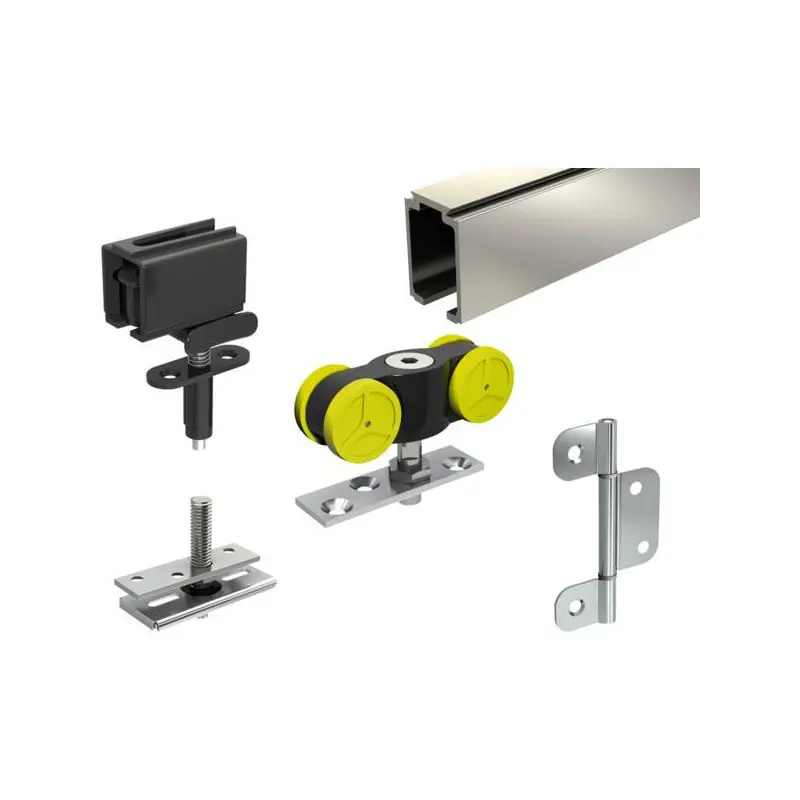 Ensemble Tango 2 portes pliantes, 4 panneaux 40 Kg maxi par vantail - Longueur 1,95 m - MANTION SAS - TANGO40-195