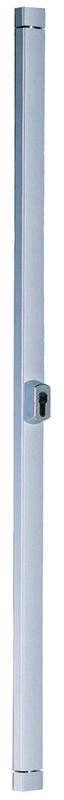 Serrure en applique 2 points Styl Barr CAVERS ISEO pour cylindre profilé - L 2.30 m alu anodisé - 40002301
