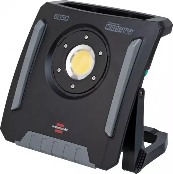 Projecteur LED Multi 6050MH hybride rechargeable  - BRENNENSTUHL - compatible autres batteries - 1173140600