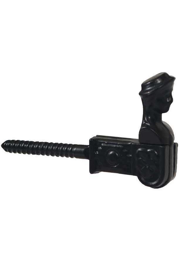 Arrêt de volet tête bergère ROLLINGER vis tirefond 12 cm époxy noir - C1701EPROLLINGE Arrêt de volet tête bergère ROLLINGER vis tirefond 12 cm époxy noir - C1701EPROLLINGE