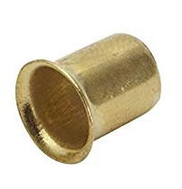 Douille Ø extérieur 8mm acier laitonné pour taquet d'étagère tige lisse Ø 7mm QDCR - 90131F09E Douille Ø extérieur 8mm acier laitonné pour taquet d'étagère tige lisse Ø 7mm QDCR - 90131F09E