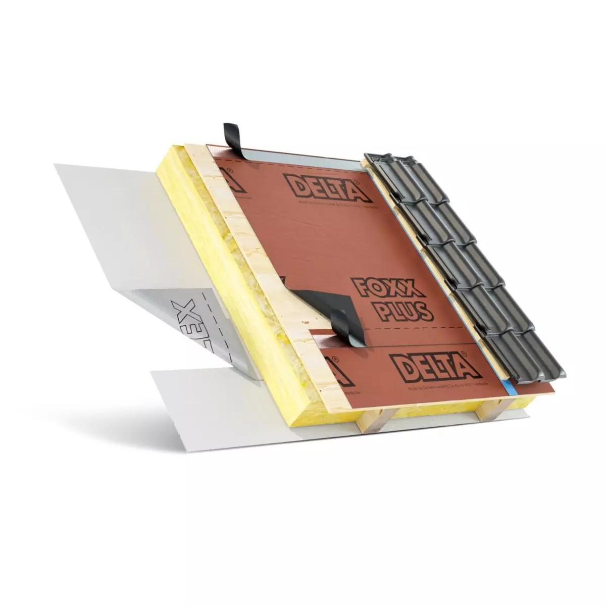 Ecran de sous-toiture HPV Delta-Foxx Plus - DOERKEN - 1.5x50m - 202728