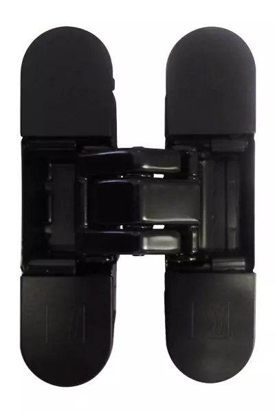 Atomika K8000 Charnière invisible 3D - Acier/Zamac - Noir - 60kg Ep min 38 - 1 pièce - KOBLENZ - K8000 NO HD