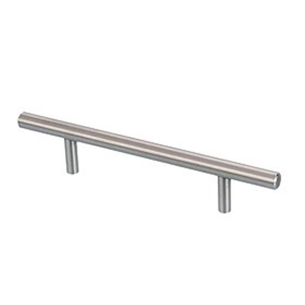 Poignée barre L.160 x Ø12 x 96 mm DESIGN MAT Inox brossé - DM003.IN.12.96.5