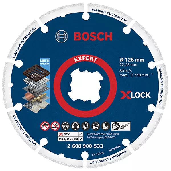 Disque diamant Métal Expert BOSCH Ø125 mm - 2608900533