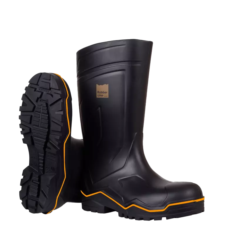 Bottes De Sécurité Noires S5 RUBBER LINE - SOLIDUR - RLS5NR