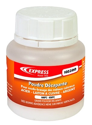 Décapant en poudre GUILBERT pour brasure Cuph Ag - Flacon de 130g - 105200