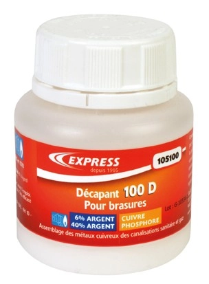 Décapant en gel GUILBERT pour brasure Cuph Ag - Flacon de 170g - 105100