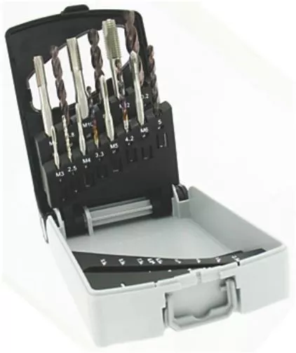 Coffret 15 pièces tarauds et forets 1 Tag TIVOLY - 11900170029