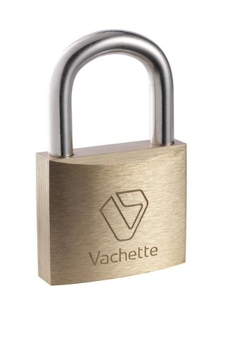 Cadenas sûreté Ajax 1322-40 VACHETTE - laiton à goupille - 15388000   