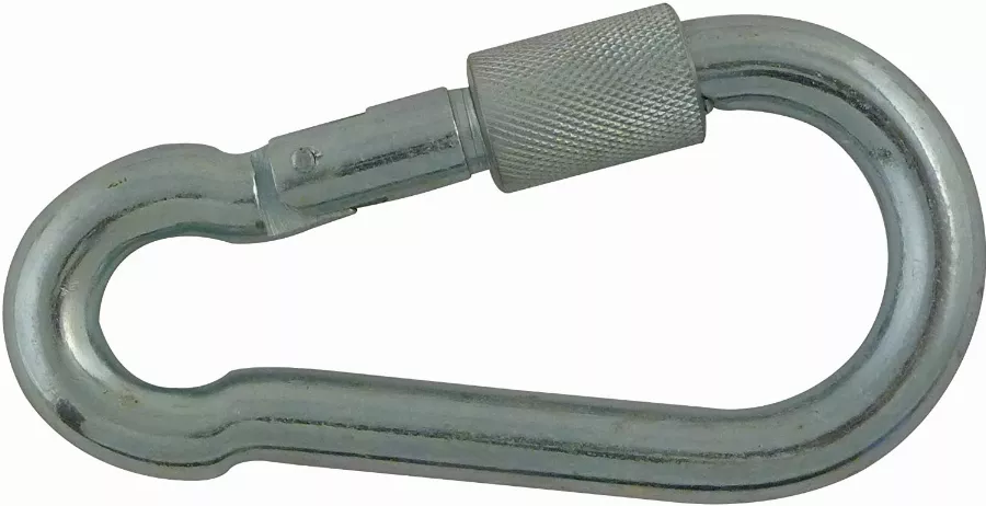 Mousqueton alpin à vis acier zingué VISO Ø10 x L.100 - MSE10E Mousqueton alpin à vis acier zingué VISO Ø10 x L.100 - MSE10E