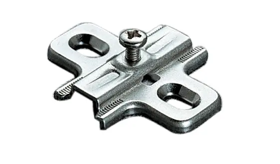 Embase C900/C100 tole 0 mm SALICE - Non clipsable - B2V3H09/15