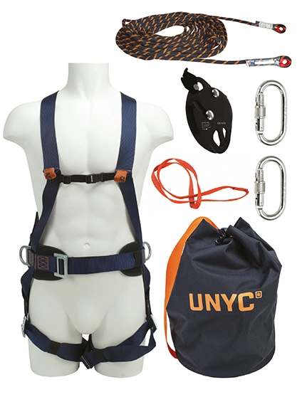 Kit harnais Comfort FRENEHARD corde 10m + 2 connecteurs + anneau sangle + sac - COMFORT Kit harnais Comfort FRENEHARD corde 10m + 2 connecteurs + anneau sangle + sac - COMFORT
