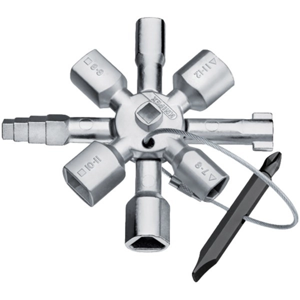 Clé multi-usage TWINKEY - KNIPEX - 10 empreintes - 001101 Clé multi-usage TWINKEY - KNIPEX - 10 empreintes - 001101