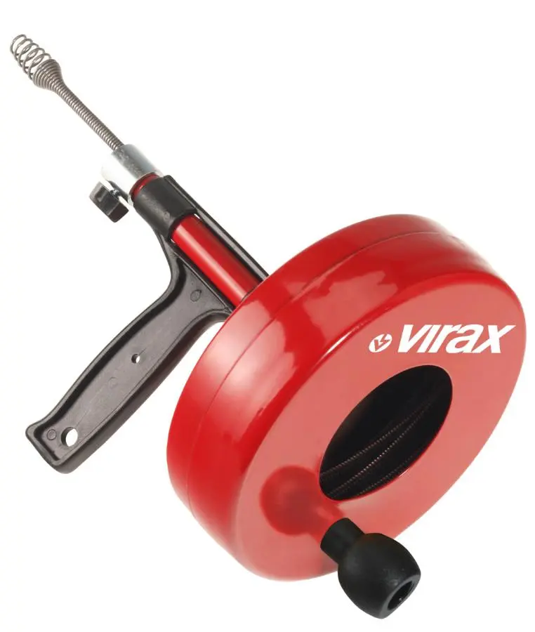 Déboucheur manuel à tambour VIRAX pour canalisation Ø25-50 mm - 290600
