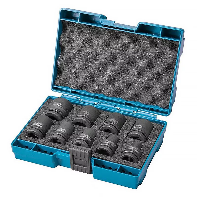 Coffret 9 douilles 1/2" MAKITA - B-66232 Coffret 9 douilles 1/2" MAKITA - B-66232