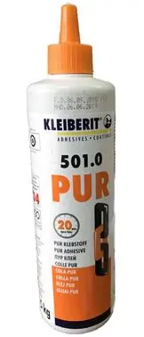 Colle PUR D4 rapide KLEIBERIT 501.0 - biberon 0,5kg - 501.0.8101