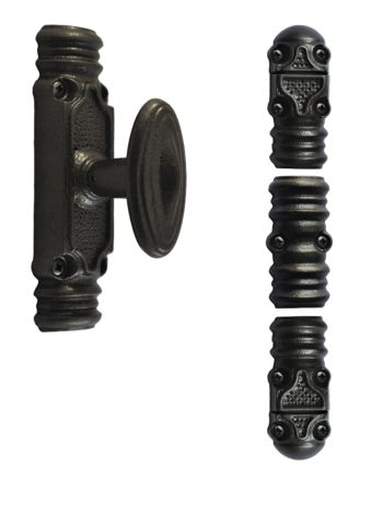 Crémone rustique fonctionnelle ROLLINGER + sachet d'accessoires pour tringle 16x8 - Vernis - CRF168BT6BV Crémone rustique fonctionnelle ROLLINGER + sachet d'accessoires pour tringle 16x8 - Vernis - CRF168BT6BV