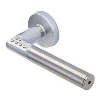 Ensemble à code sur rosace Handle - BEZAULT - chromé velours 4320 - Droite - 0820048