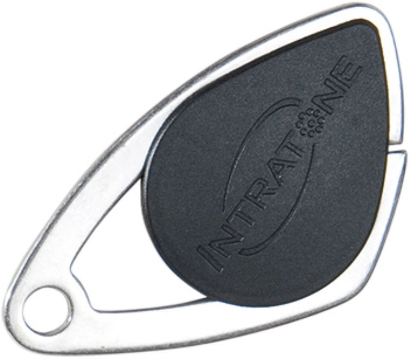 Badge électronique COGELEC Inox/Noir - HCLE2/00