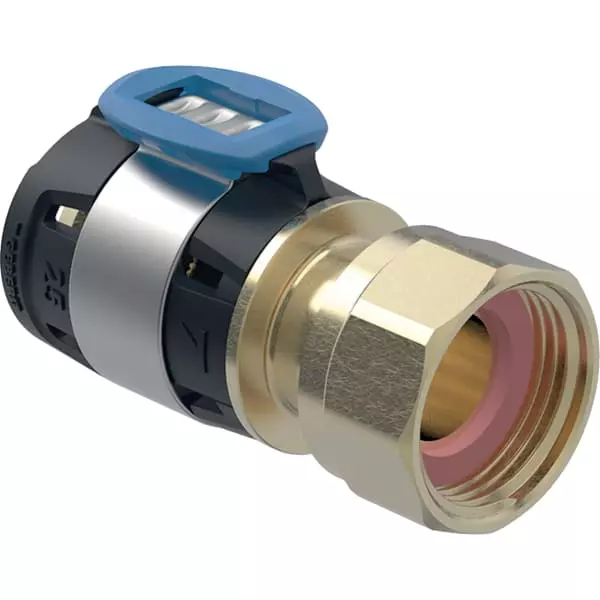 Raccord FlowFit avec écrou de serrage - DN. 25 - Ø 32 - 1'' - GEBERIT - 620.633.00.1