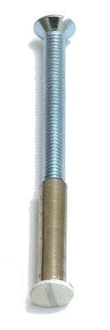 Douille laiton nickelé pour vis Ø4 VACHETTE - L.24 mm - 863984 Douille laiton nickelé pour vis Ø4 VACHETTE - L.24 mm - 863984