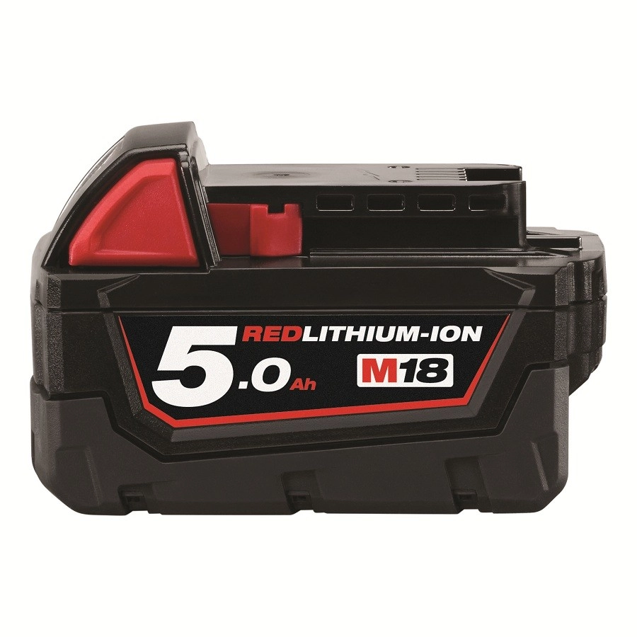 Batterie MILWAUKEE M18 B5 18V 5.0Ah RED Li-Ion Système M18 - 4932430483