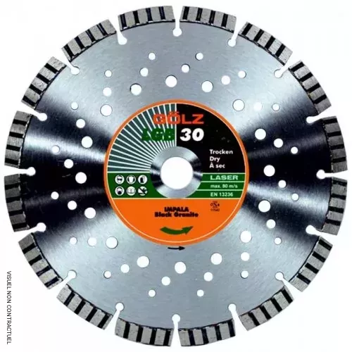 Disque diamant LBA60 300MM 25.4/20 - GOLZ - LBA60301
