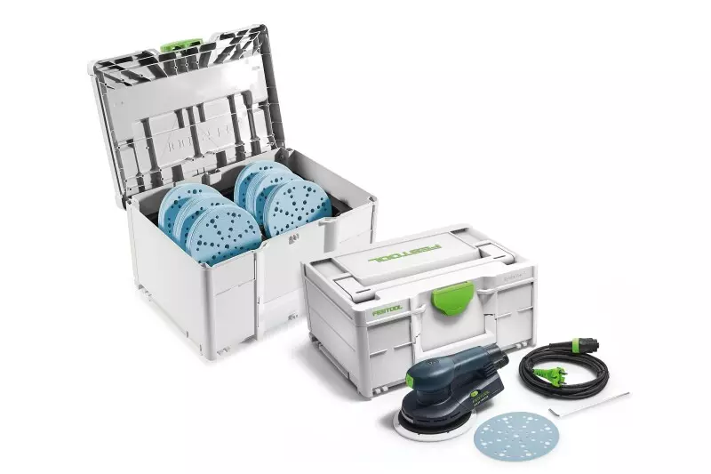 Ponceuse excentrique ETS EC 150/5 EQ-SYS GR - FESTOOL - systainer d'abrasifs - SYSTAINER - 578272
