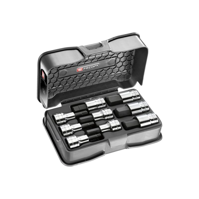 Coffret douilles tournevis 1/2" 6 pans 5-19 mm FACOM - STM.J9APB Coffret douilles tournevis 1/2" 6 pans 5-19 mm FACOM - STM.J9APB