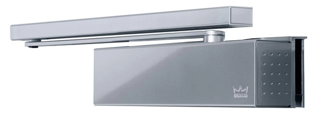 Ferme-porte TS92 G sans bras DORMAKABA - argent - force 2 à 4 - côté opposé paumelles - 42030101 