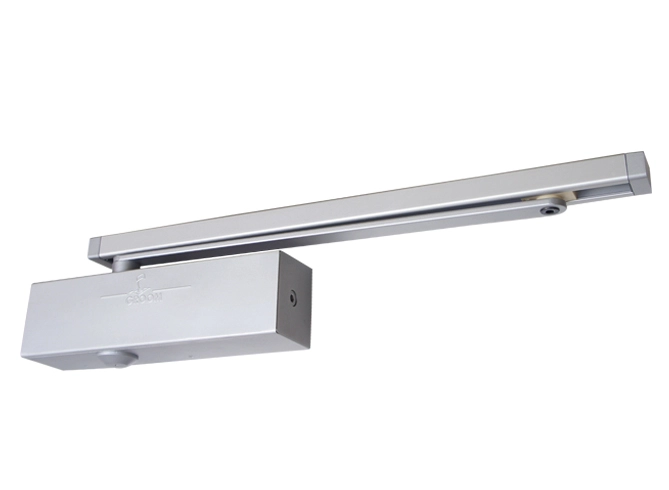 Ferme-porte GROOM 3400 Reverse avec frein à l'ouverture - Bras anti-vandalisme - Noir - GR345715