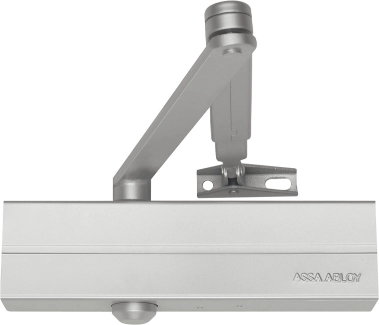 Ferme-porte VACHETTE DC 140 Argent P1 - Force 2/3/4/5 - Bras à compas - 24506000