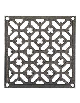 Grille carrée en fonte ROLLINGER 15x15 cm - 228 Grille carrée en fonte ROLLINGER 15x15 cm - 228