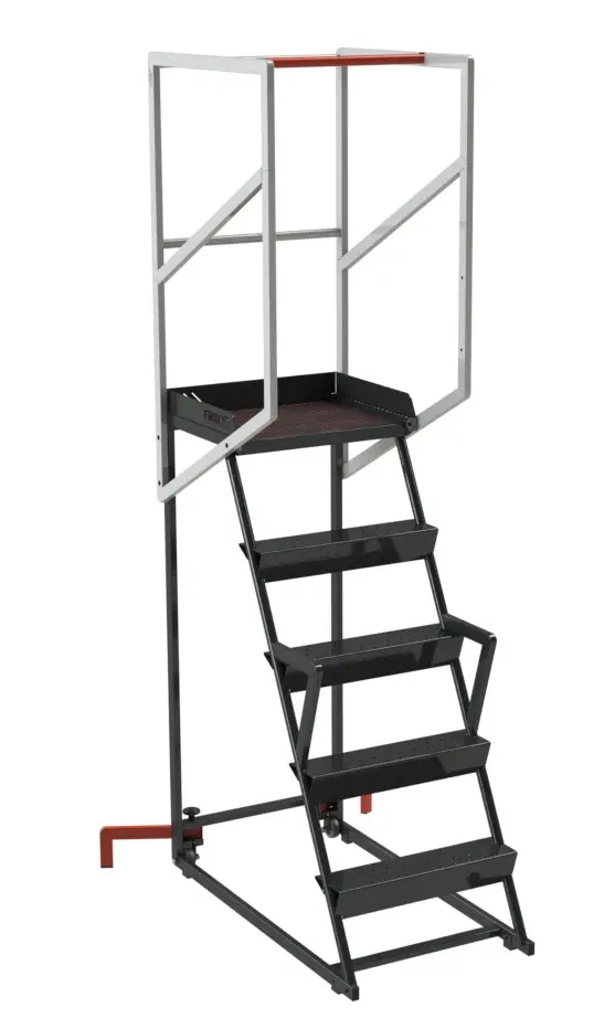 Escabeau roulant étroit 5 marches 150 kg - FIMM - 830008730